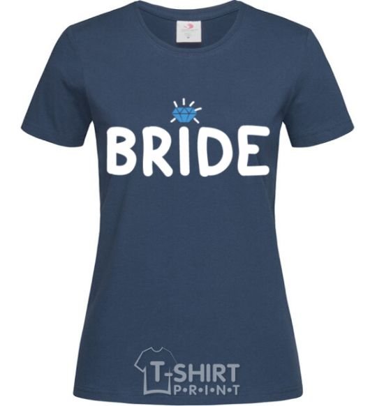 Women's T-shirt Starry Bride navy-blue фото