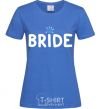 Women's T-shirt Starry Bride royal-blue фото