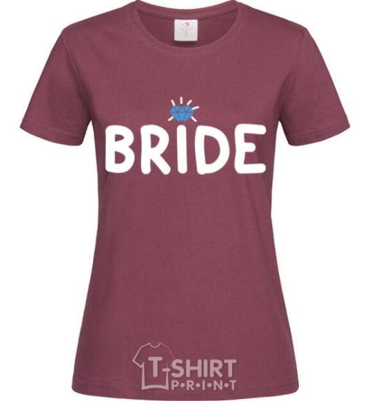 Женская футболка Starry Bride Бордовый фото