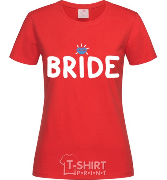 Women's T-shirt Starry Bride red фото