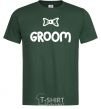 Мужская футболка Groom Bow Темно-зеленый фото