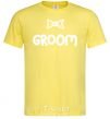 Men's T-Shirt Groom Bow cornsilk фото