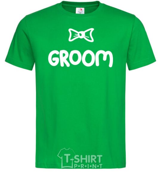 Men's T-Shirt Groom Bow kelly-green фото