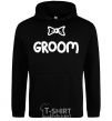 Men`s hoodie Groom Bow black фото