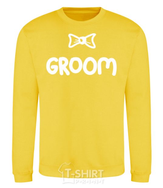 Sweatshirt Groom Bow yellow фото