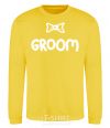 Sweatshirt Groom Bow yellow фото