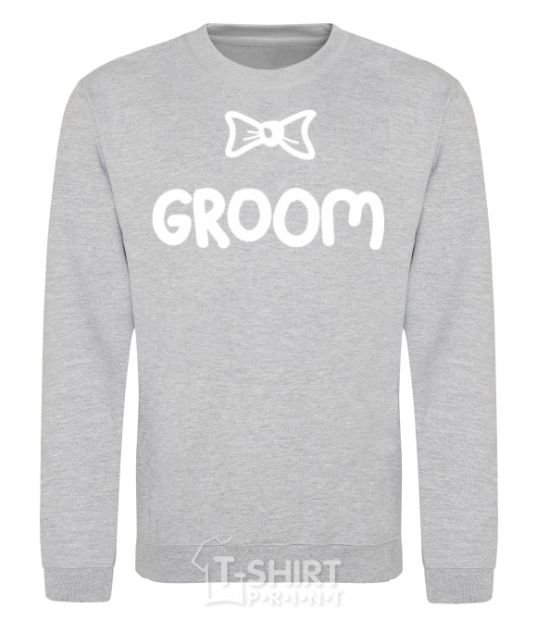 Sweatshirt Groom Bow sport-grey фото