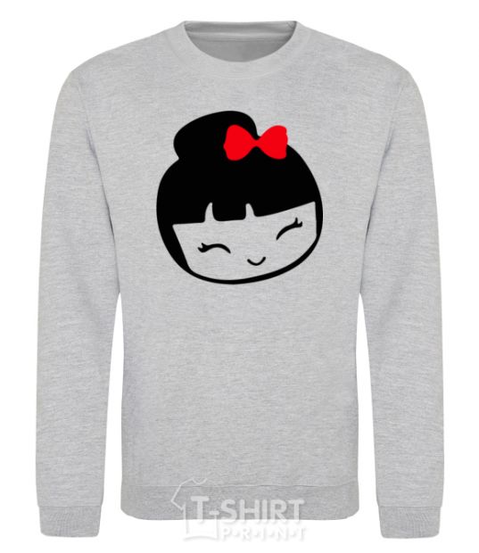 Sweatshirt JAPANESE GIRL sport-grey фото