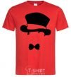 Men's T-Shirt GENTLEMANS HAT red фото