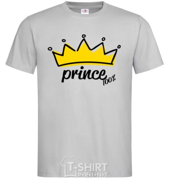 Men's T-Shirt Prince V.1 grey фото