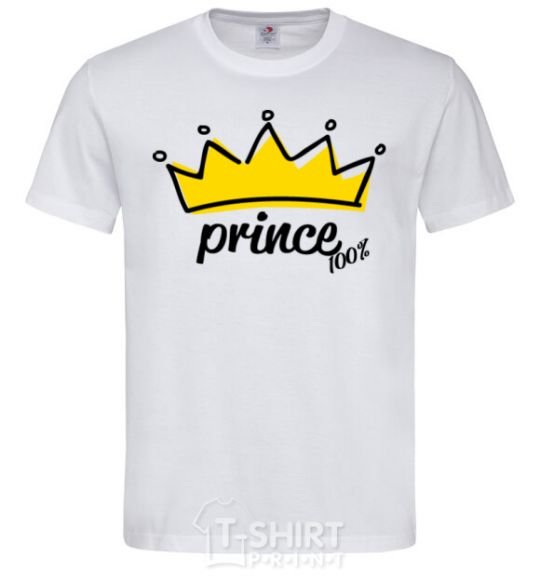 Men's T-Shirt Prince V.1 White фото