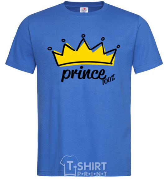 Men's T-Shirt Prince V.1 royal-blue фото