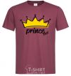 Men's T-Shirt Prince V.1 burgundy фото