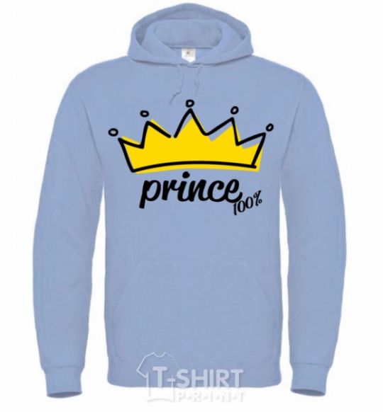 Men`s hoodie Prince V.1 sky-blue фото