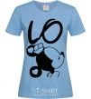 Women's T-shirt Minnie LO sky-blue фото