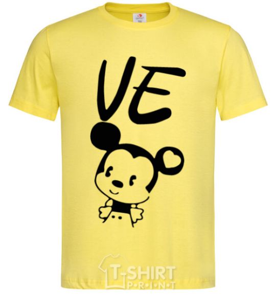 Мужская футболка Mikkey VE Лимонный фото