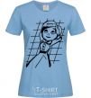 Women's T-shirt Ellie sky-blue фото