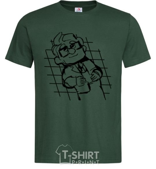Мужская футболка Carl Темно-зеленый фото