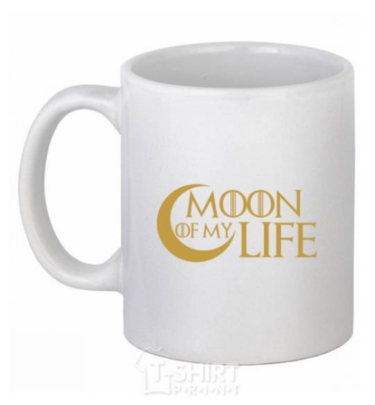 Ceramic mug Moon of my life White фото