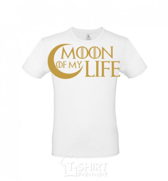 Men's T-Shirt Moon of my life White фото