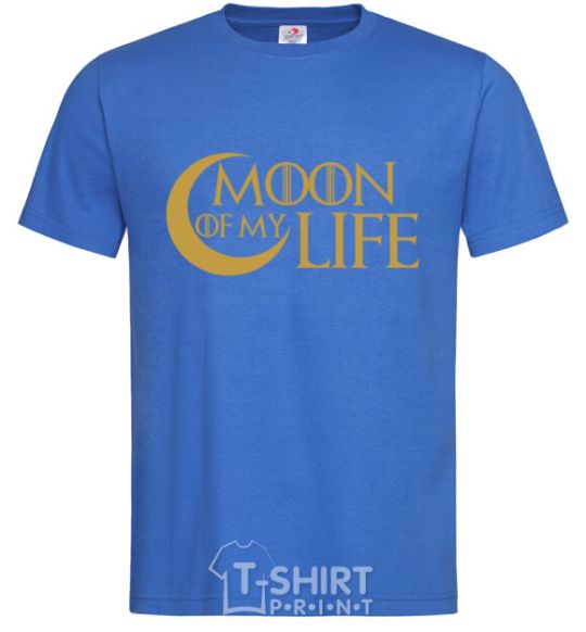 Men's T-Shirt Moon of my life royal-blue фото