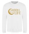 Sweatshirt Moon of my life White фото