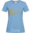 Women's T-shirt My sun and my stars sky-blue фото