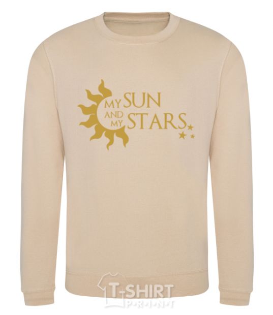 Sweatshirt My sun and my stars sand фото