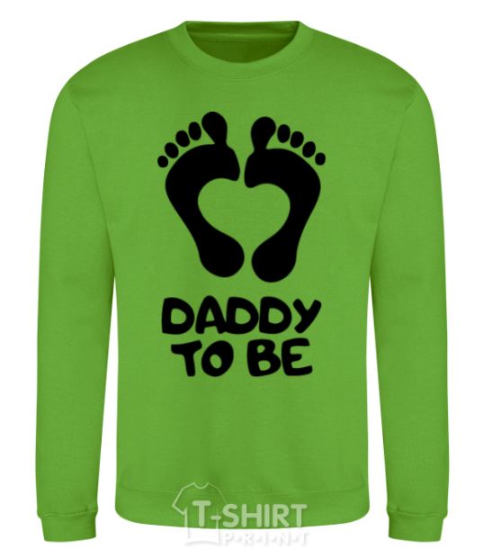 Sweatshirt Daddy to be orchid-green фото