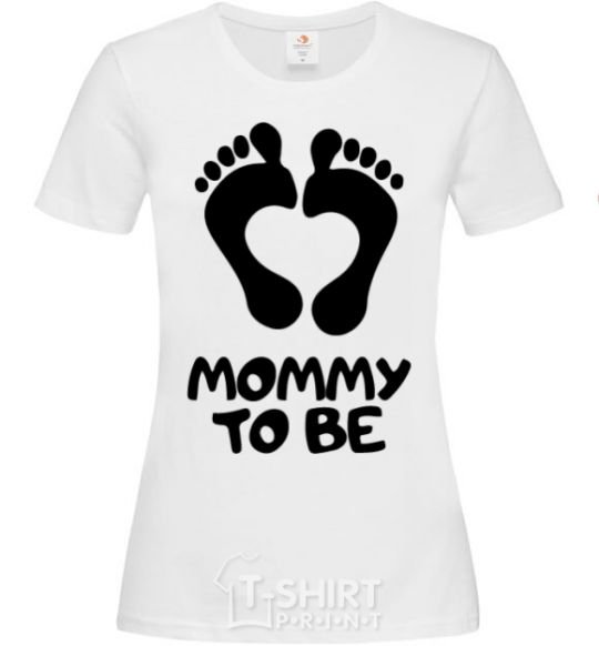 Женская футболка Mommy to be Белый фото