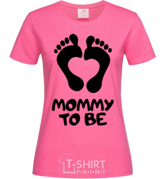 Women's T-shirt Mommy to be heliconia фото