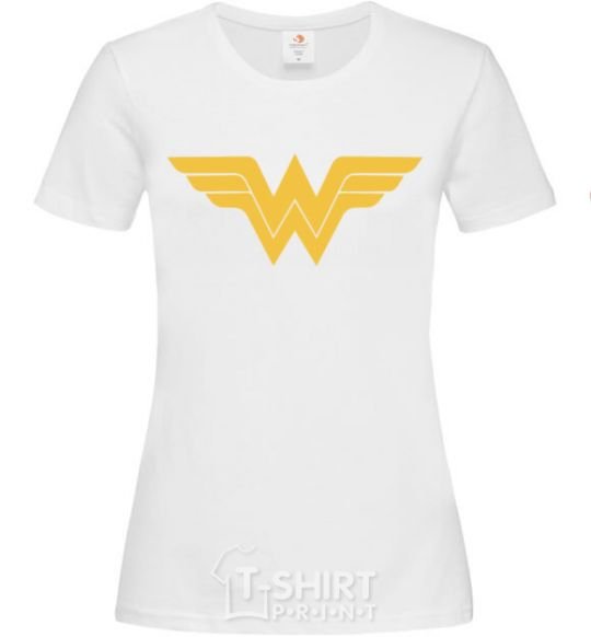 Women's T-shirt Wonder women White фото