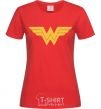 Women's T-shirt Wonder women red фото