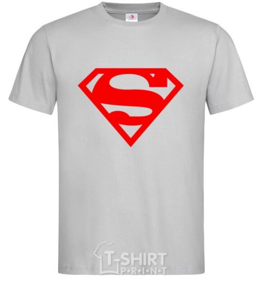 Men's T-Shirt Super man grey фото