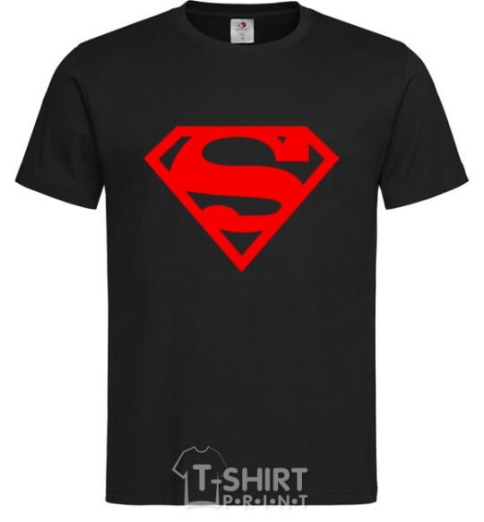 Мужская футболка Super man Черный фото