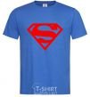 Мужская футболка Super man Ярко-синий фото