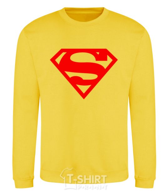 Sweatshirt Super man yellow фото