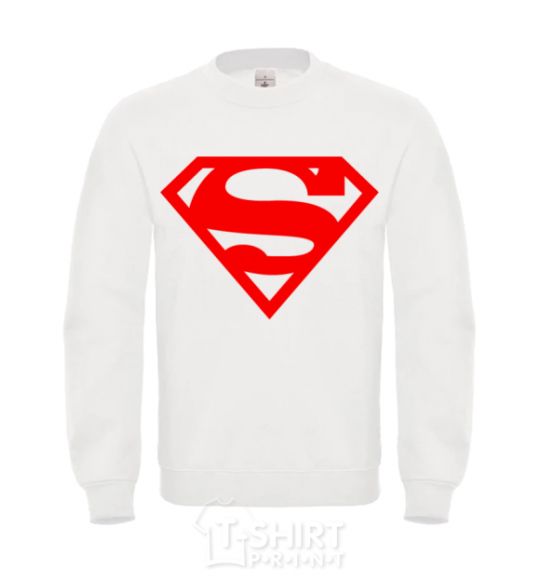 Sweatshirt Super man White фото