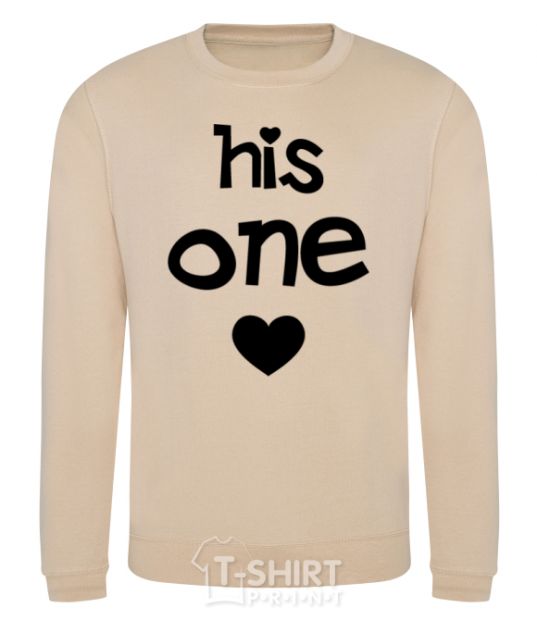 Sweatshirt His one love sand фото