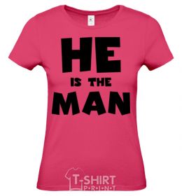 Women's T-shirt He is the man heliconia фото