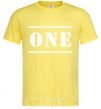 Men's T-Shirt ONE cornsilk фото