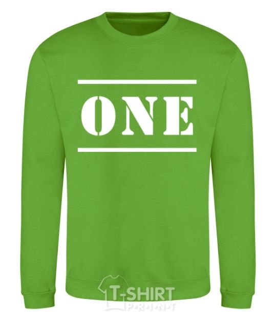 Sweatshirt ONE orchid-green фото