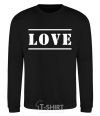Sweatshirt Love inscription black фото