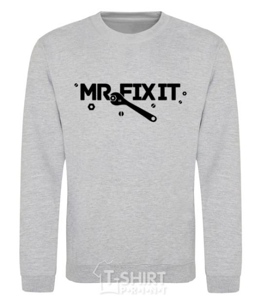 Sweatshirt Mr fix it sport-grey фото