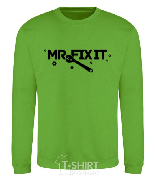 Sweatshirt Mr fix it orchid-green фото