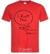 Men's T-Shirt I Ruff you red фото