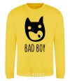 Sweatshirt the Bad boy picture yellow фото