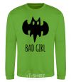 Sweatshirt Bad girl like batman orchid-green фото