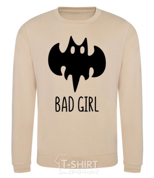 Sweatshirt Bad girl like batman sand фото