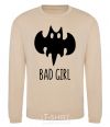 Sweatshirt Bad girl like batman sand фото